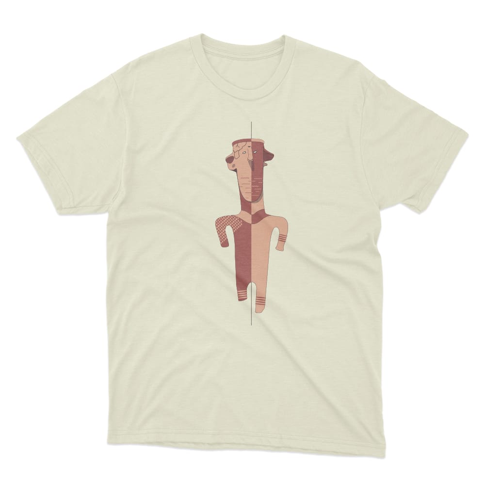 Bronze age man / 1850-1425 BC off white t-shirt