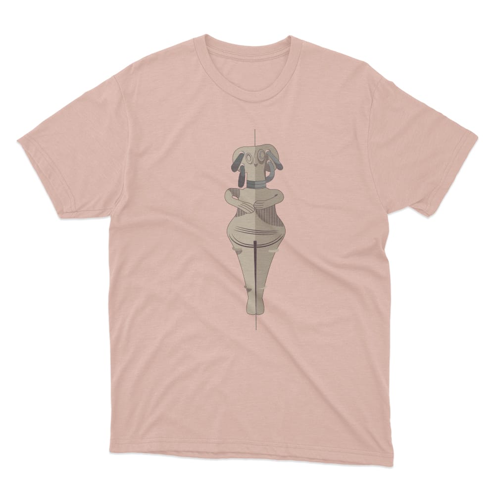 Cypriot goddess / 1450-1200 BC rose t-shirt